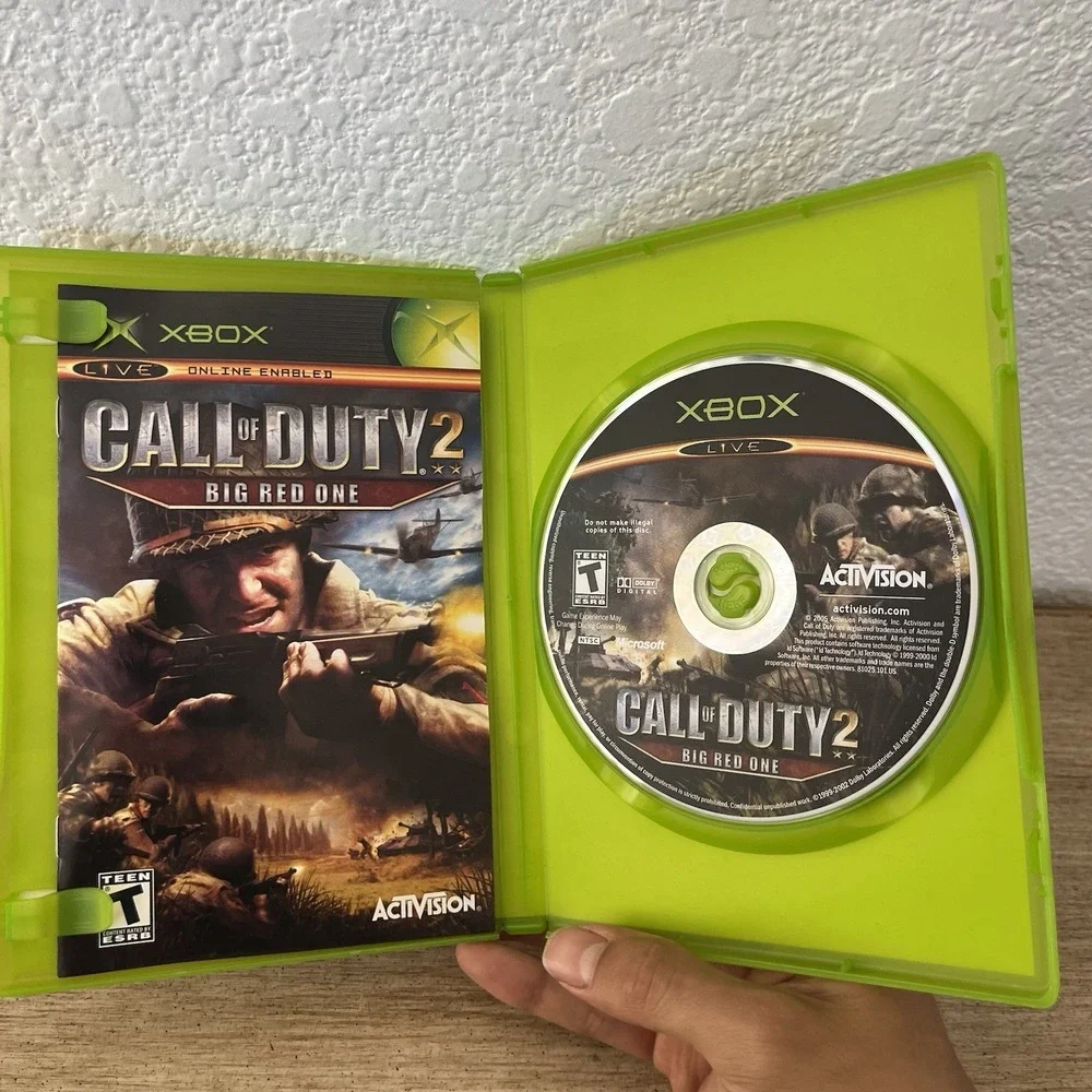 Call of Duty 2: Big Red One [Platinum Hits] (Microsoft Xbox, 2005) CIB Tested